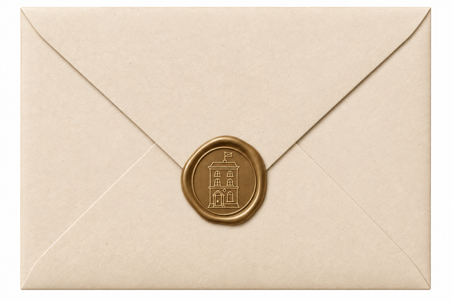Enveloppe du Mail Club fermée par le sceau du Bureau